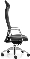 A-Cadeira de DIREÇÃO GALA alta com apoio de cabeça braços fixos